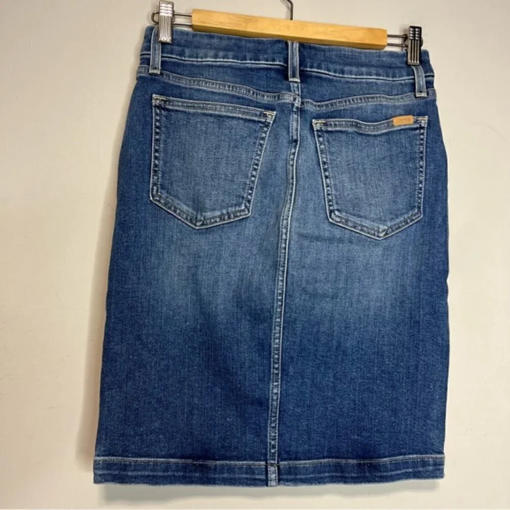 Joe's Jeans Kerrigan Denim Button Front Pencil Skirt, size 28 - Picture 7 of 14